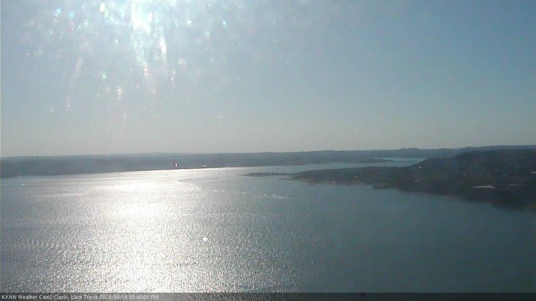 Lake Travis webcam, May 18, 2020 5:45 PM CT