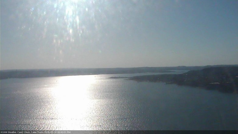 Lake Travis webcam, May 18, 2020 6:00 PM CT