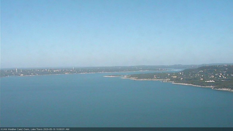 Lake Travis webcam, May 19, 2020 10:00 AM CT