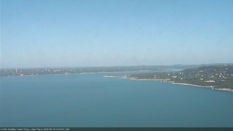 Lake Travis webcam, May 19, 2020 10:25 AM CT