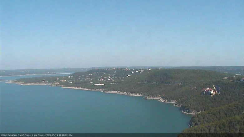 Lake Travis webcam, May 19, 2020 10:45 AM CT