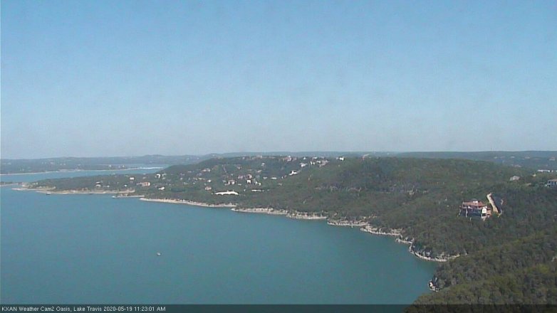 Lake Travis webcam, May 19, 2020 11:25 AM CT