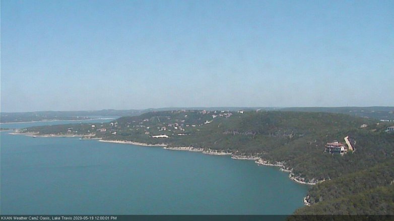 Lake Travis webcam, May 19, 2020 12:00 PM CT
