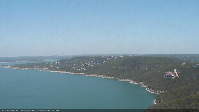 Lake Travis webcam, May 19, 2020 12:25 PM CT
