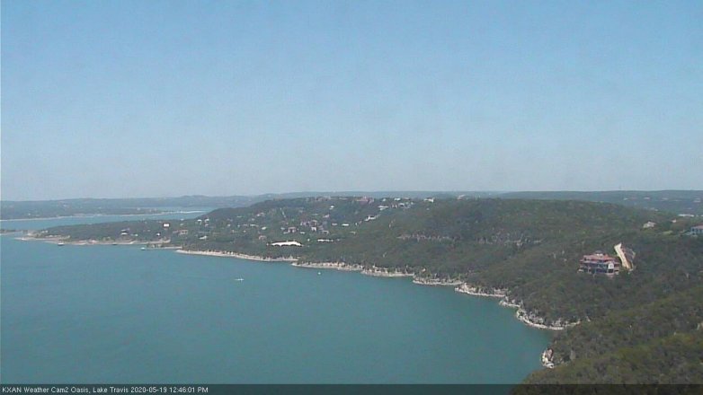 Lake Travis webcam, May 19, 2020 12:45 PM CT