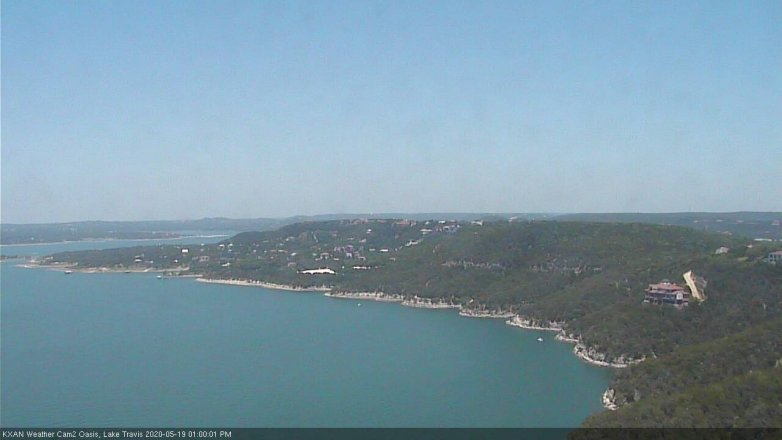 Lake Travis webcam, May 19, 2020 1:00 PM CT