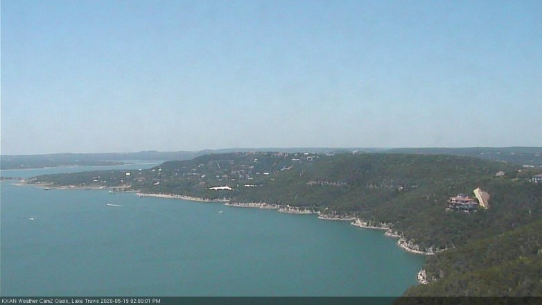 Lake Travis webcam, May 19, 2020 2:00 PM CT
