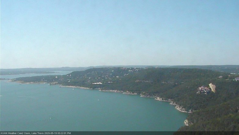 Lake Travis webcam, May 19, 2020 3:25 PM CT