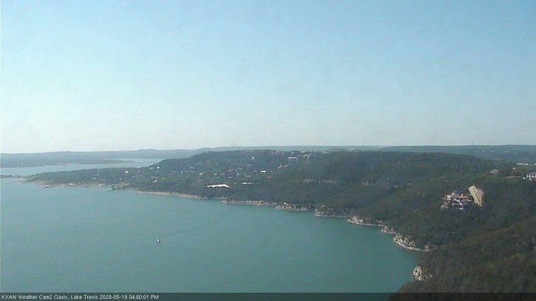 Lake Travis webcam, May 19, 2020 4:00 PM CT