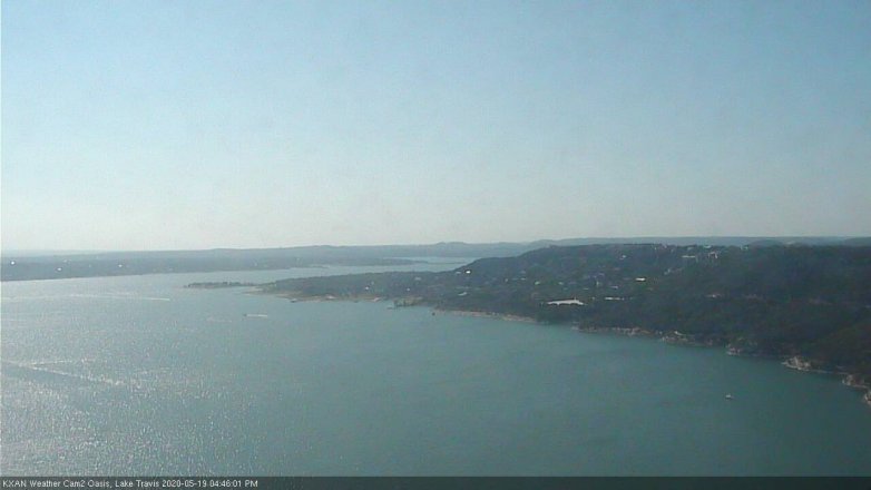 Lake Travis webcam, May 19, 2020 4:45 PM CT