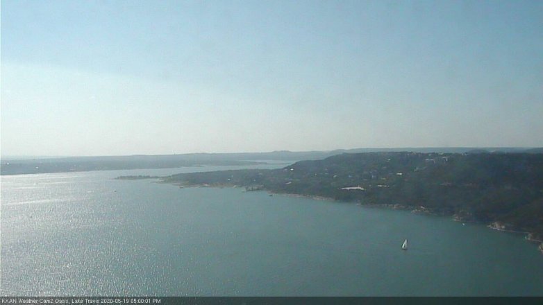 Lake Travis webcam, May 19, 2020 5:00 PM CT