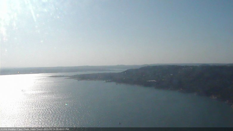 Lake Travis webcam, May 19, 2020 5:45 PM CT