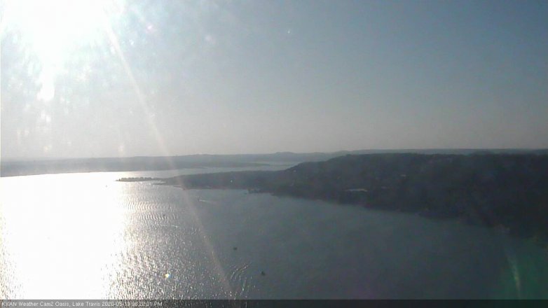 Lake Travis webcam, May 19, 2020 6:25 PM CT