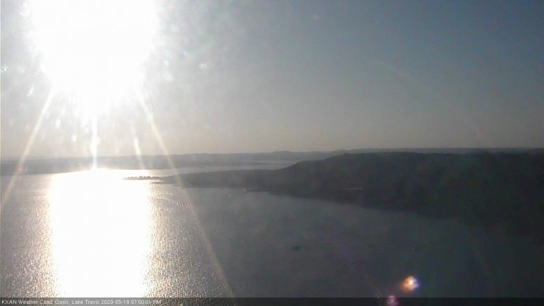 Lake Travis webcam, May 19, 2020 7:00 PM CT