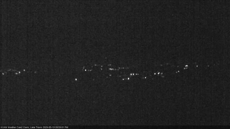 Lake Travis webcam, May 19, 2020 10:00 PM CT