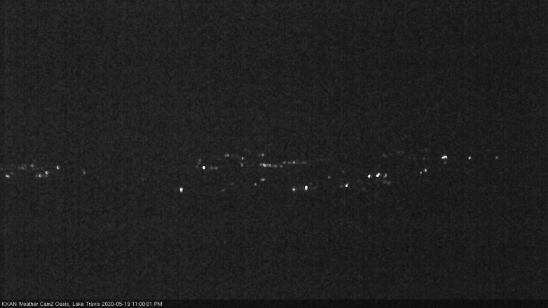 Lake Travis webcam, May 19, 2020 11:00 PM CT