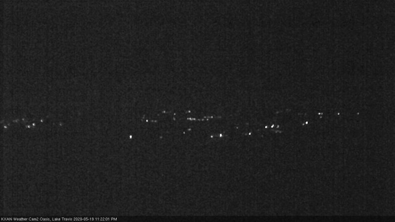 Lake Travis webcam, May 19, 2020 11:25 PM CT