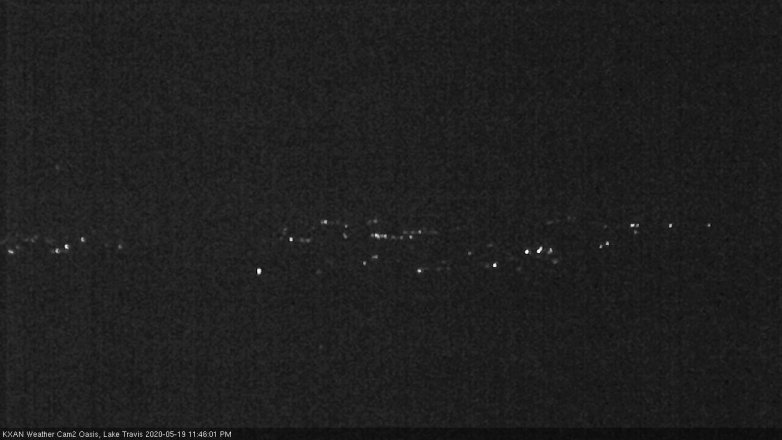 Lake Travis webcam, May 19, 2020 11:45 PM CT