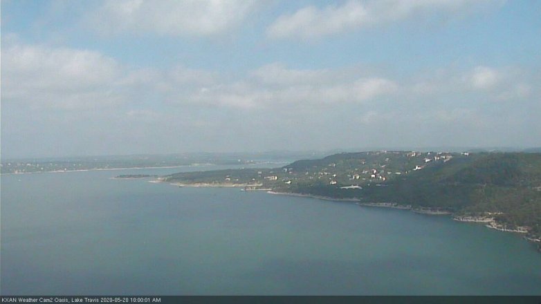 Lake Travis webcam, May 20, 2020 10:00 AM CT