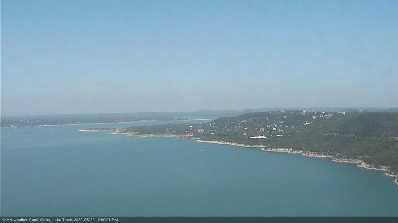 Lake Travis webcam, May 20, 2020 12:00 PM CT