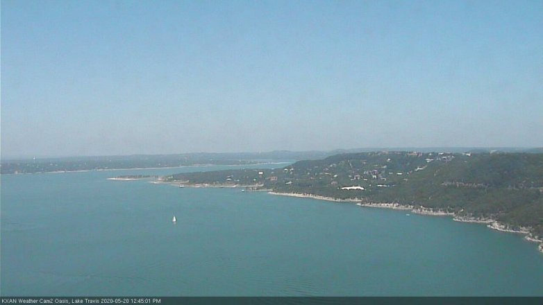 Lake Travis webcam, May 20, 2020 12:45 PM CT