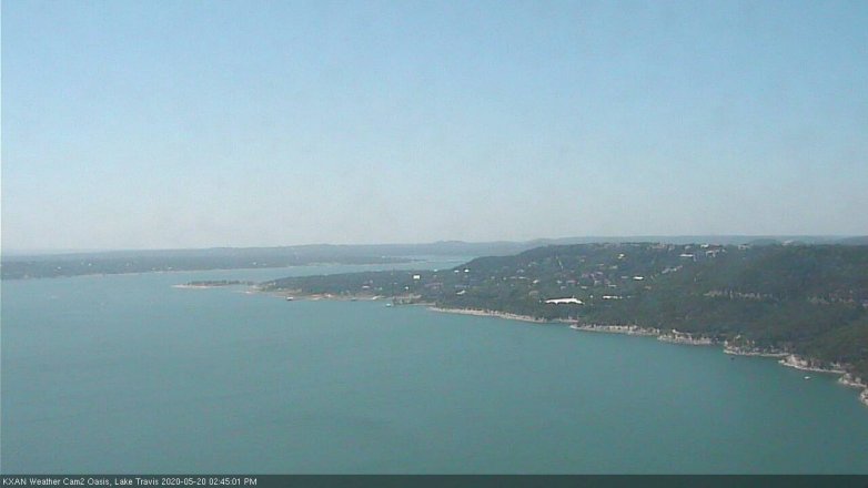 Lake Travis webcam, May 20, 2020 2:45 PM CT