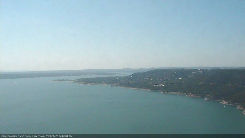 Lake Travis webcam, May 20, 2020 4:00 PM CT