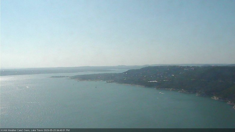 Lake Travis webcam, May 20, 2020 4:45 PM CT