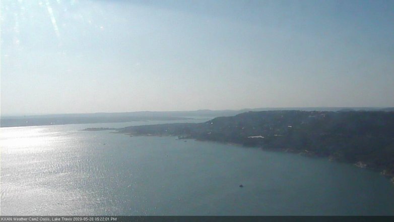 Lake Travis webcam, May 20, 2020 5:25 PM CT