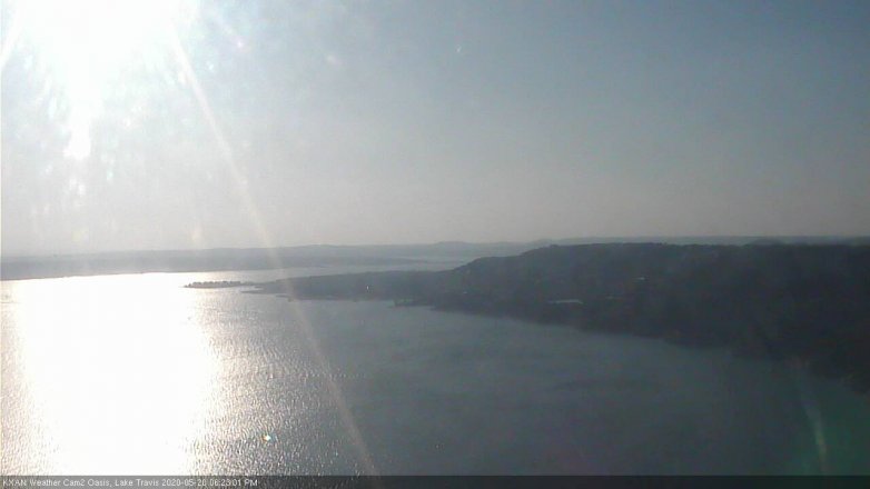 Lake Travis webcam, May 20, 2020 6:25 PM CT