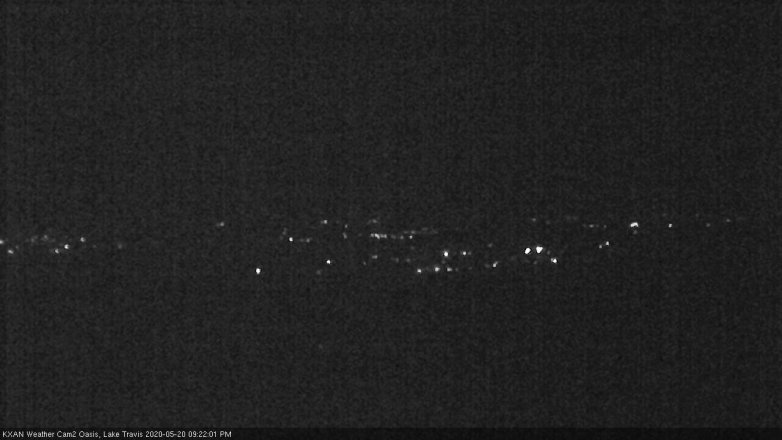 Lake Travis webcam, May 20, 2020 9:25 PM CT