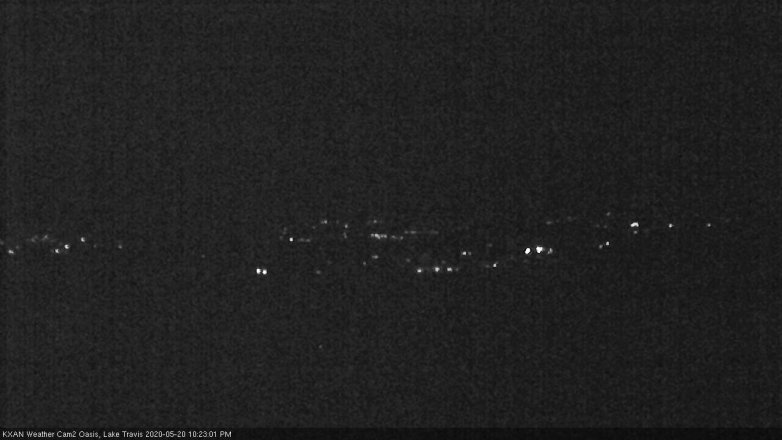 Lake Travis webcam, May 20, 2020 10:25 PM CT