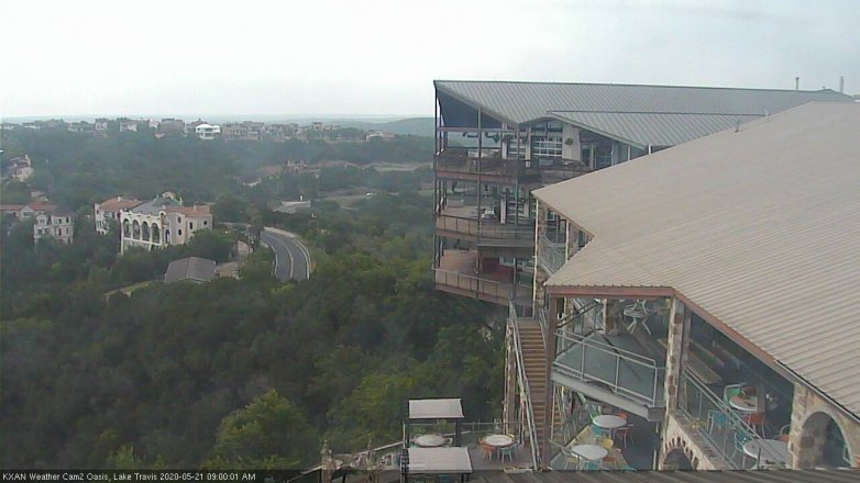 Lake Travis webcam, May 21, 2020 9:00 AM CT