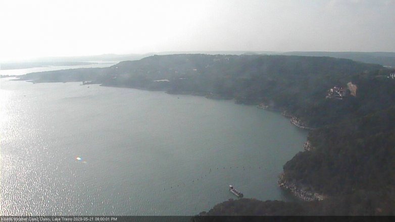 Lake Travis webcam, May 21, 2020 6:00 PM CT