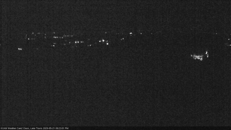 Lake Travis webcam, May 21, 2020 9:25 PM CT