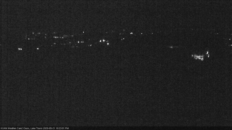 Lake Travis webcam, May 21, 2020 10:25 PM CT