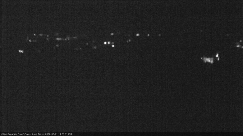 Lake Travis webcam, May 21, 2020 11:25 PM CT