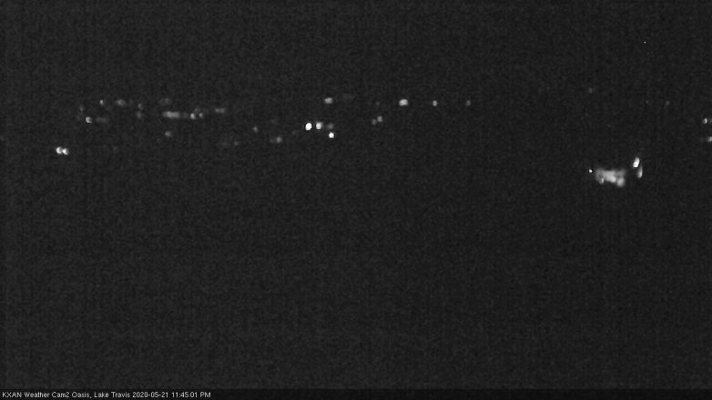 Lake Travis webcam, May 21, 2020 11:45 PM CT