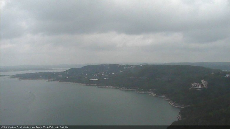 Lake Travis webcam, May 22, 2020 9:25 AM CT