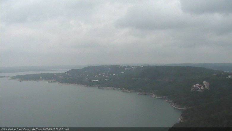 Lake Travis webcam, May 22, 2020 9:45 AM CT