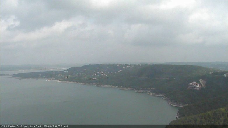 Lake Travis webcam, May 22, 2020 10:00 AM CT