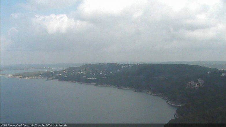 Lake Travis webcam, May 22, 2020 10:25 AM CT