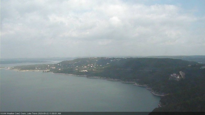Lake Travis webcam, May 22, 2020 11:00 AM CT