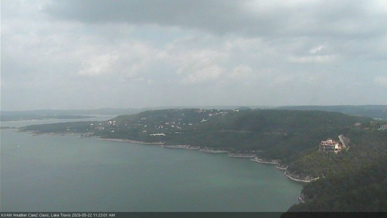 Lake Travis webcam, May 22, 2020 11:25 AM CT