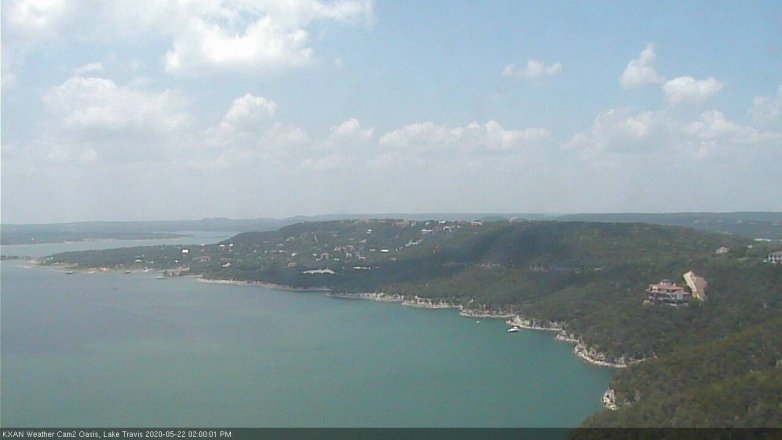 Lake Travis webcam, May 22, 2020 2:00 PM CT