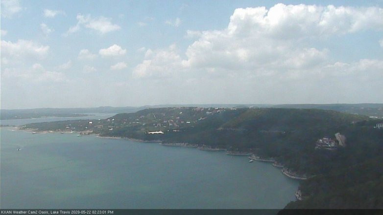 Lake Travis webcam, May 22, 2020 2:25 PM CT
