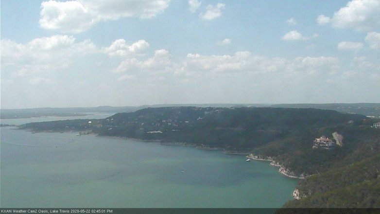 Lake Travis webcam, May 22, 2020 2:45 PM CT
