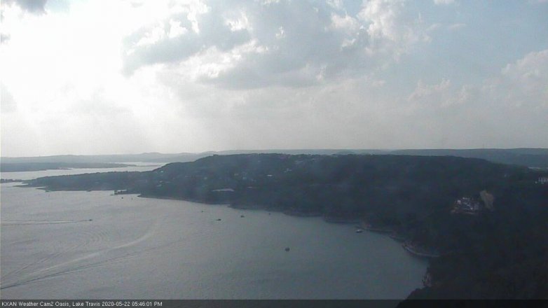 Lake Travis webcam, May 22, 2020 5:45 PM CT