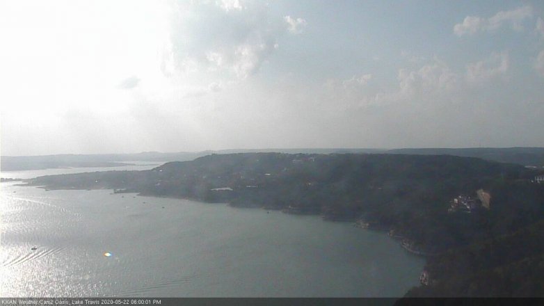 Lake Travis webcam, May 22, 2020 6:00 PM CT