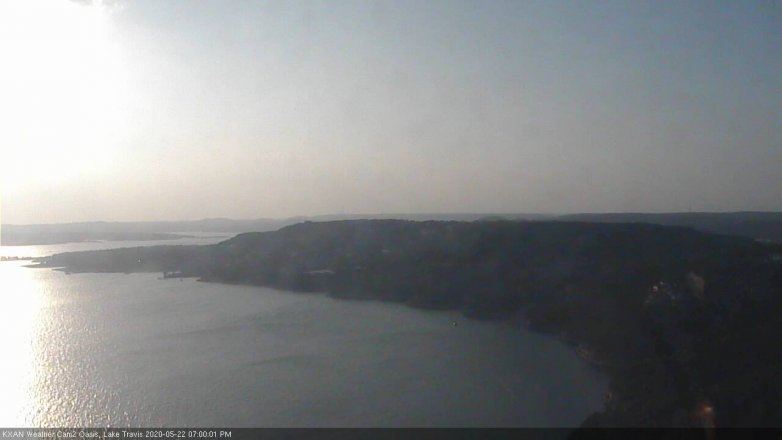 Lake Travis webcam, May 22, 2020 7:00 PM CT